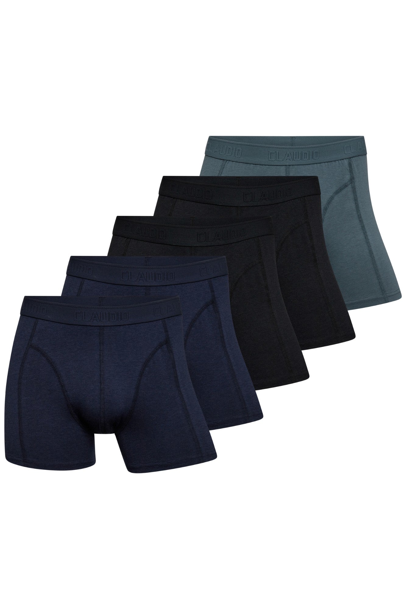 Claudio bambus underbukser i mix farve med fleksibel pasform og behagelig elastik i taljen.