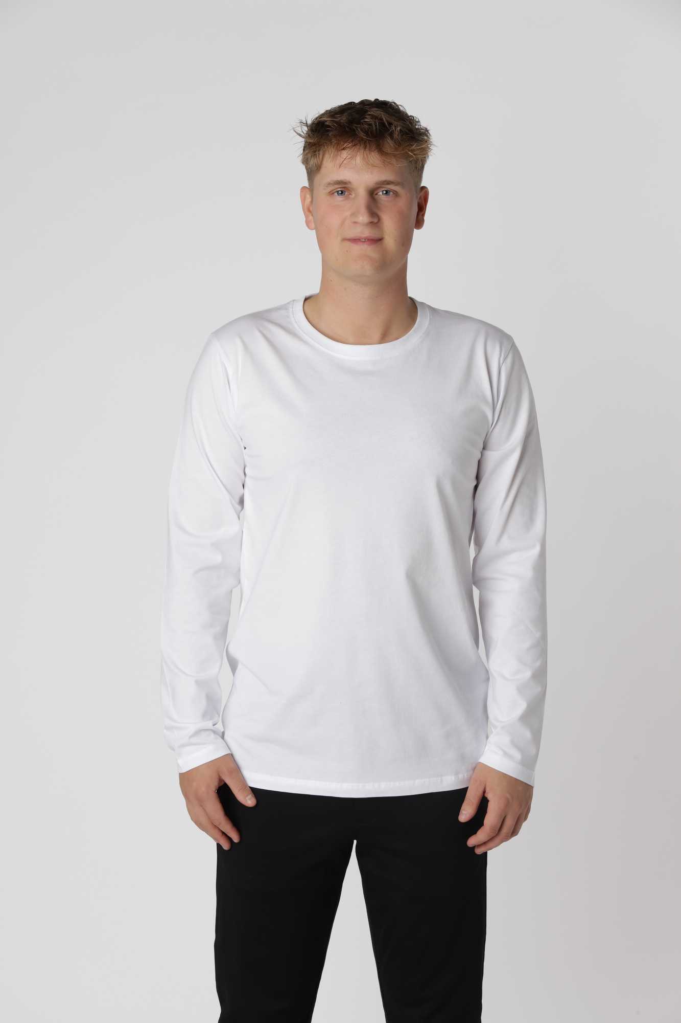 Essential Langærmet T-shirt, 3 stk.